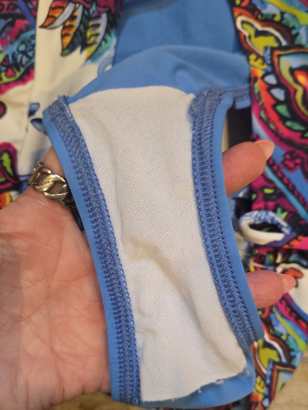 Tommy Bahama Design Print Tie Wrap Swim Skort - Picture 4 of 8